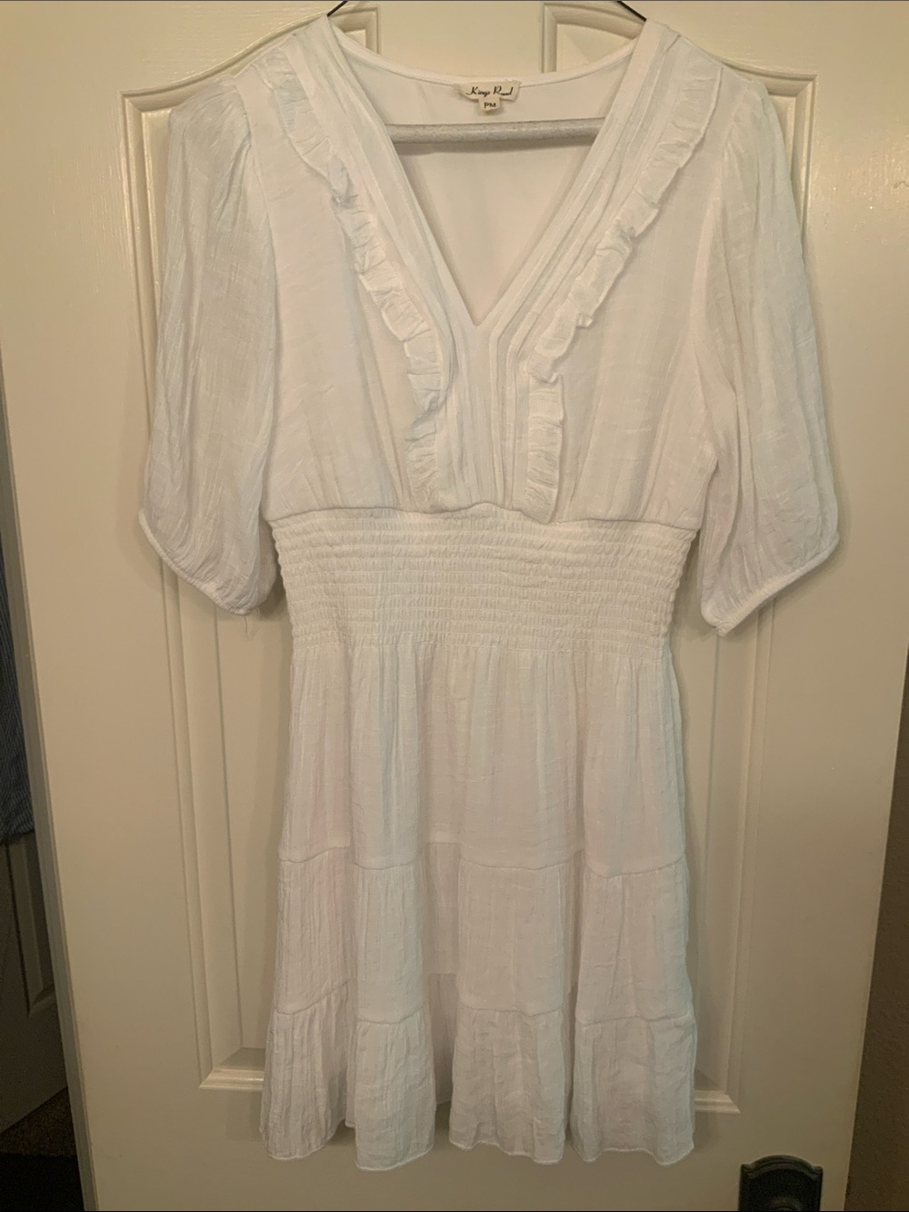 Women’s Kings Road tiered dress - white